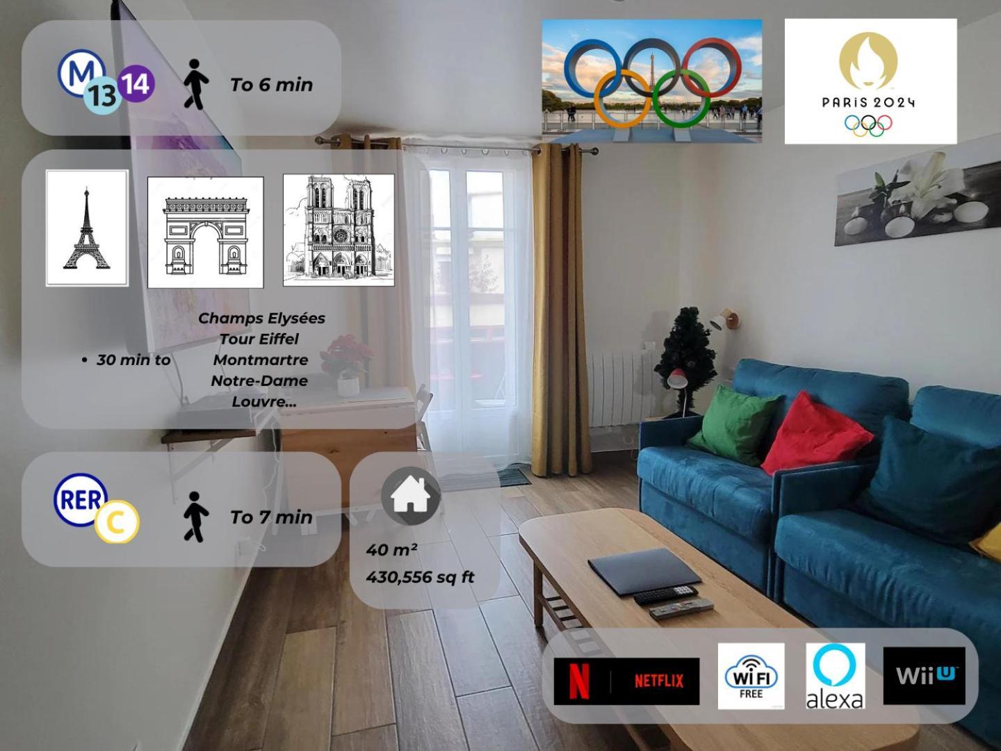 Amazing Apartment A Stone'S Throw From The City Of Lights - Paris Clichy Eksteriør billede